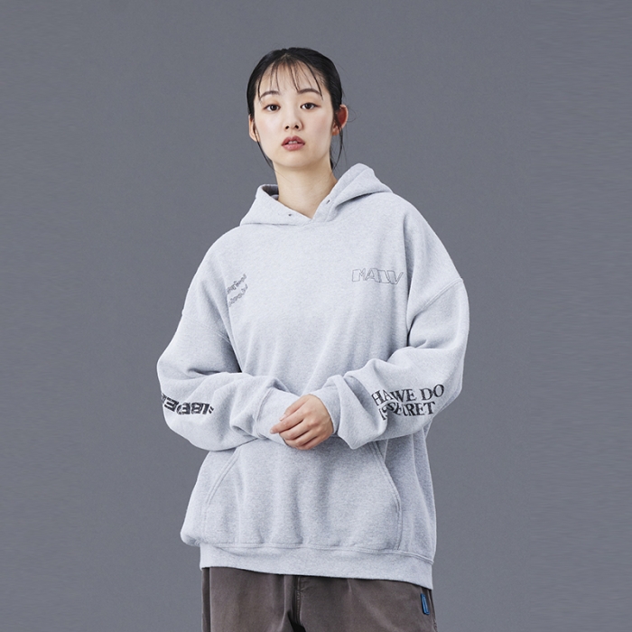 HANDWRITING PRINT HOODIE  77311
